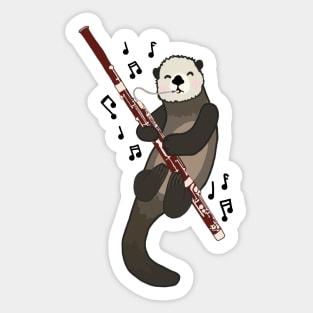 Bassoon Sea Otter Sticker